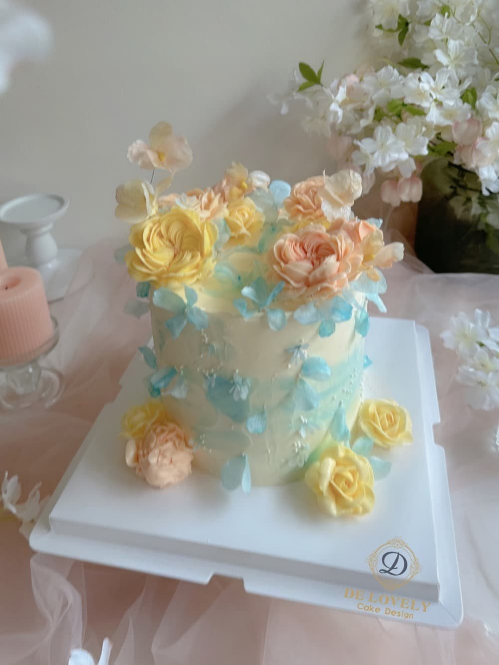 The Colorful Blooms - Buttercream Flower Cake